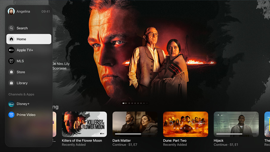 Aplikace Apple&nbsp;TV, ve které je vidět grafika k&nbsp;„The Morning Show“