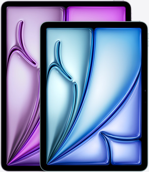 iPad Air in 11 inch and 13 inch showcasing the size difference