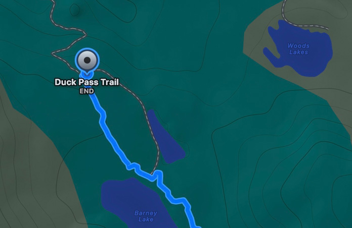 Carte d’itinéraires personnalisés, temps et distance estimés jusqu’à destination